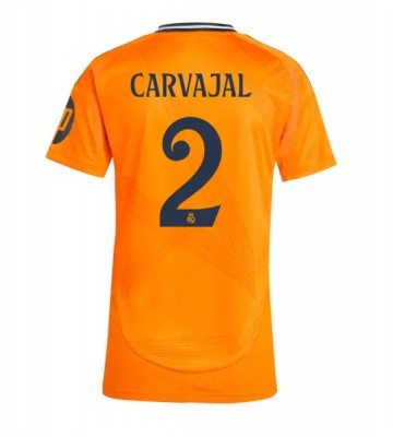 Real Madrid Daniel Carvajal #2 Udebanetrøje Dame 2024-25 Kort ærmer